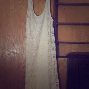 White tank dress